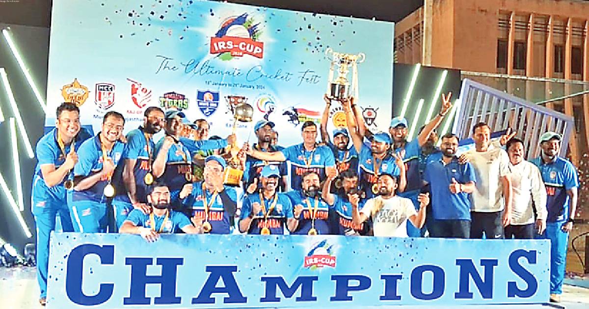 Mumbai team wins IRS Cricket Cup-24 for 4th time after 10 years